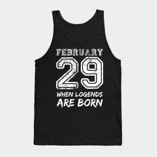 February 29 Birthday For Men Women Cool year Tank Top